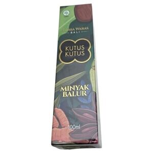 Tamba Waras Bali Kutus Kutus Minyak Balur Herbal Healing Oil 100ml New Sealed